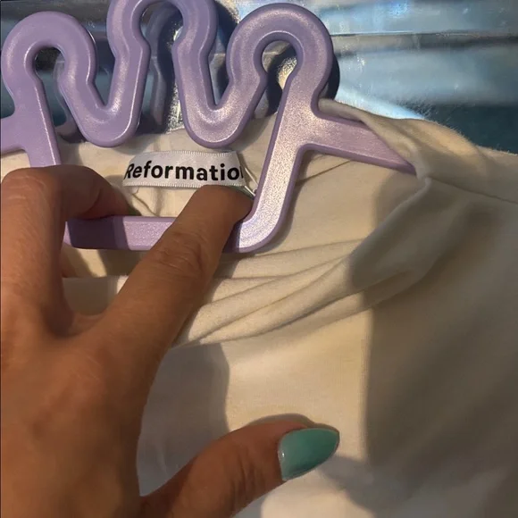 Reformation Cream Top/ Bodycon Dress - Picture 2 of 3